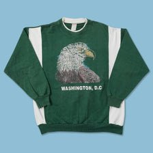 Vintage Washington DS Eagle Sweater Large 