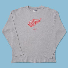 Vintage Reebok Detroit Red Wings Longsleeve Large 
