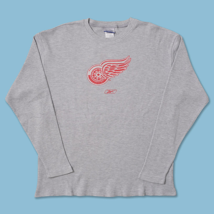 Vintage Reebok Detroit Red Wings Longsleeve Large 