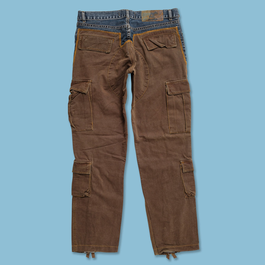 Y2K Denim Cargo Pants 34x32 