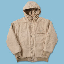 Y2K Karl Kani Velour Padded Jacket Medium 