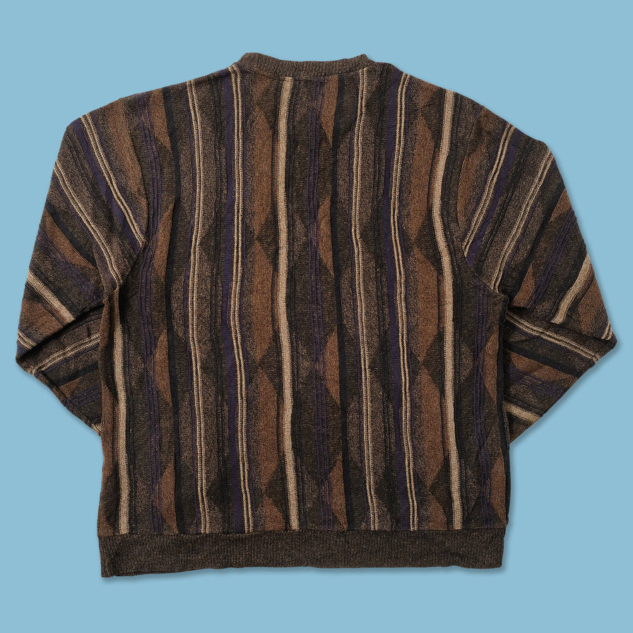 Vintage Coogi Style Knit Sweater Large 