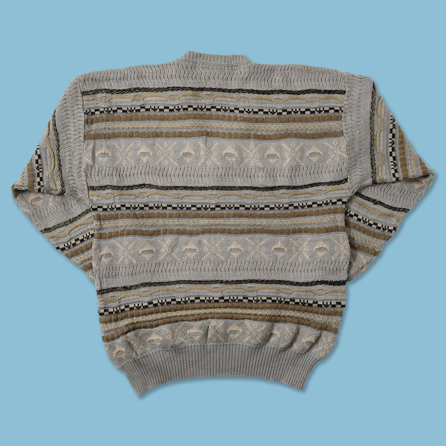 Vintage Coogi Style Knit Sweater Large 