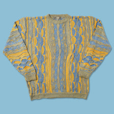 Vintage Coogi Style Knit Sweater XLarge 