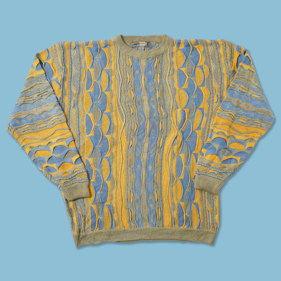 Vintage Coogi Style Knit Sweater XLarge 