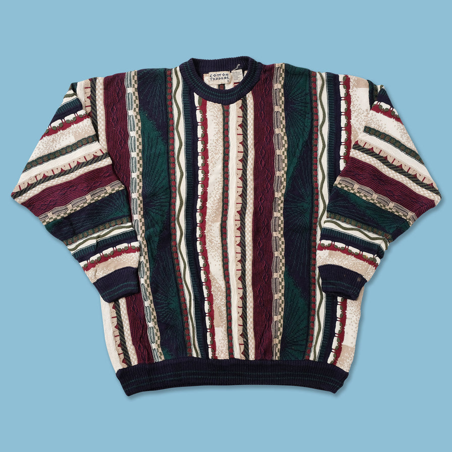 Vintage Cotton Traders Knit Sweater XXL 