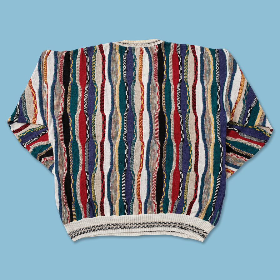 Vintage Coogi Style Knit Sweater XXL 