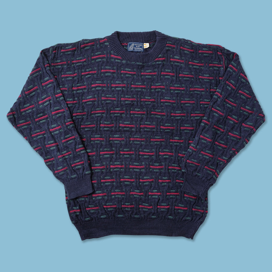 Vintage Coogi Style Knit Sweater Large 