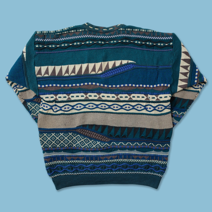 Vintage Coogi Style Knit Sweater Large 