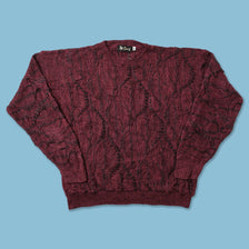 Vintage Coogi Style Knit Sweater Large 