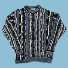 Vintage Coogi Style Knit Sweater Medium 