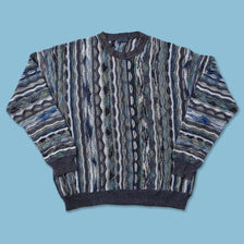 Vintage Coogi Style Knit Sweater XLarge 