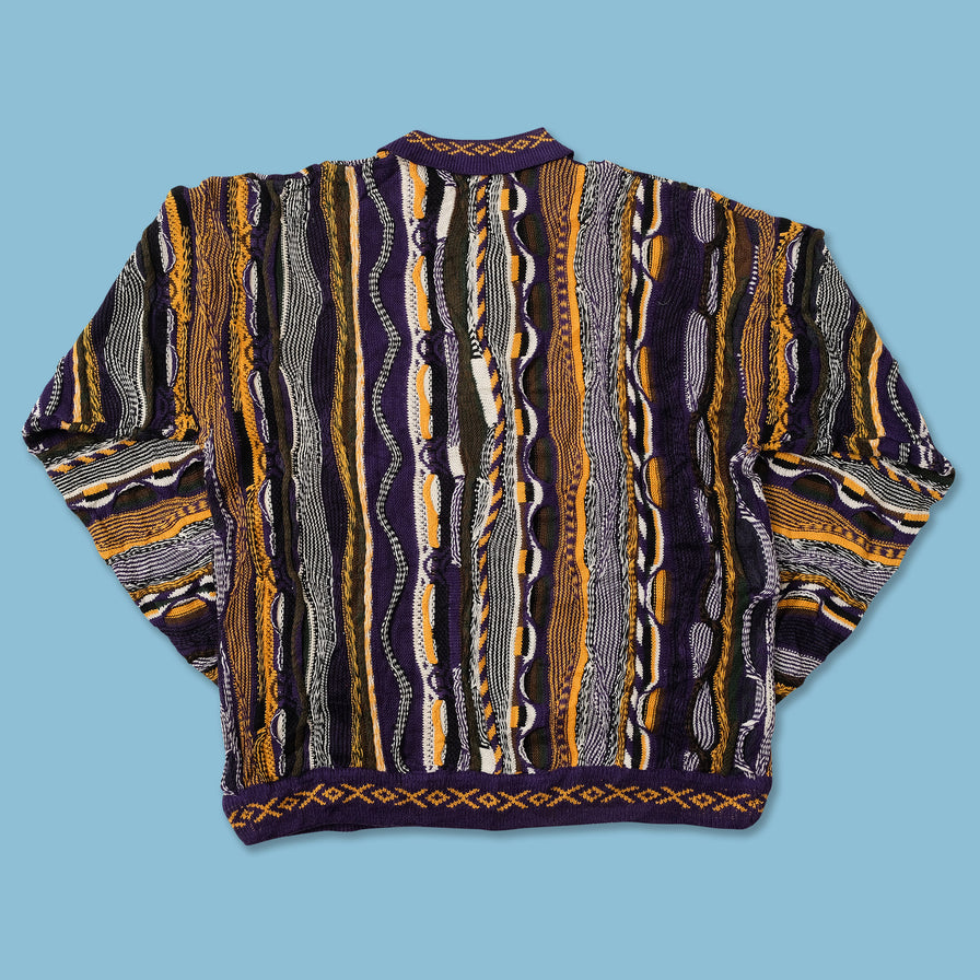 Vintage Coogi Style Knit Sweater XLarge 