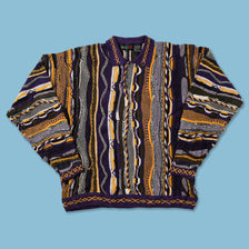 Vintage Coogi Style Knit Sweater XLarge 