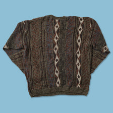 Vintage Coogi Style Knit Sweater XLarge 
