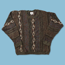Vintage Coogi Style Knit Sweater XLarge 