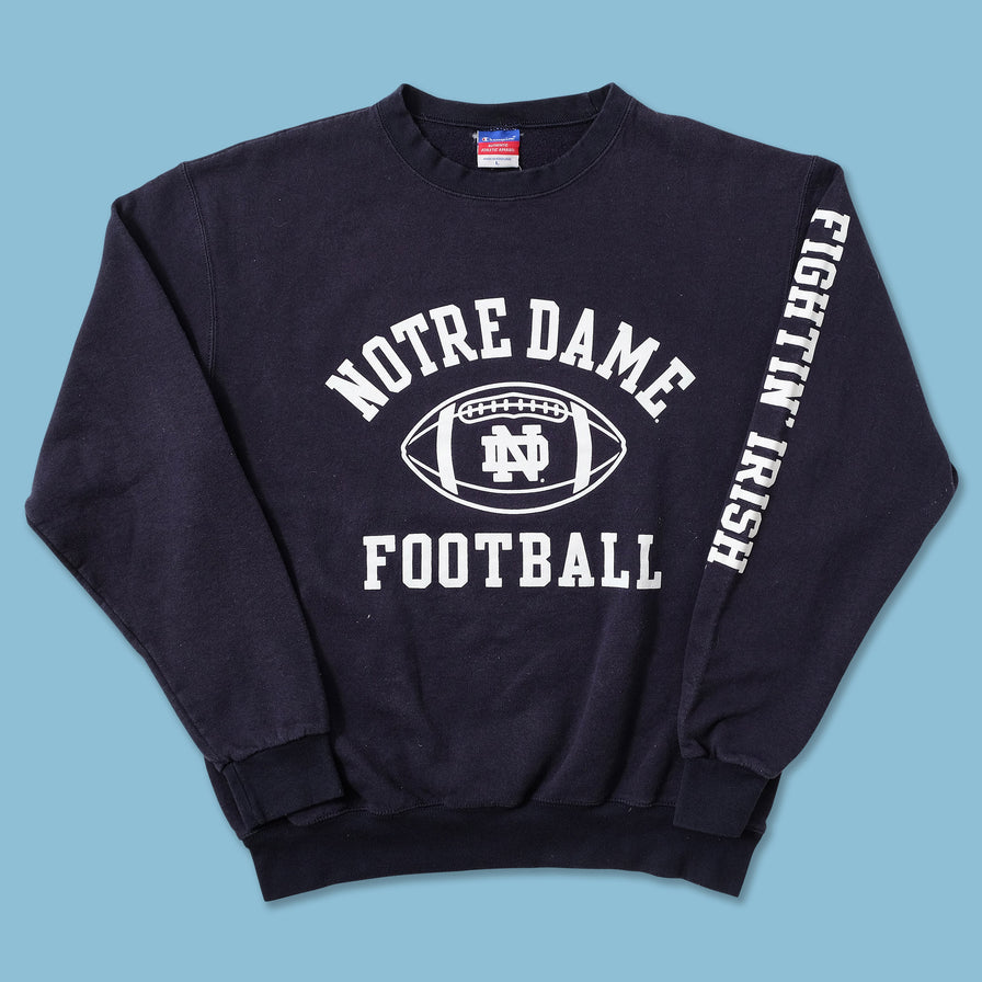 Vintage Champion Notre Dame University Sweater Large 