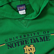 Vintage University of Notre Dame Hoody Large 