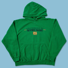 Vintage University of Notre Dame Hoody Large 