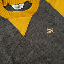 Vintage Puma Knit Sweater Large 