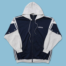 Vintage adidas Hooded Track Jacket Large 