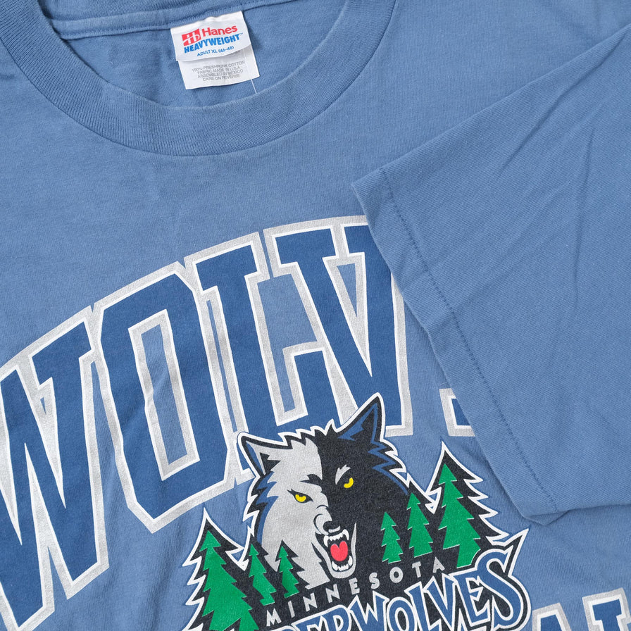 Vintage Minnesota Timberwolves T-Shirt XLarge 