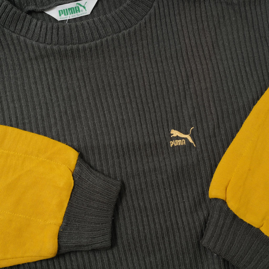 Vintage Puma Knit Sweater Large 