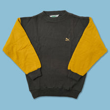 Vintage Puma Knit Sweater Large 