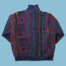 Vintage Coogi Style Knit Jacket Large 