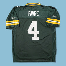 Vintage Reebok Green Bay Packers Brett Favre Jersey XLarge 