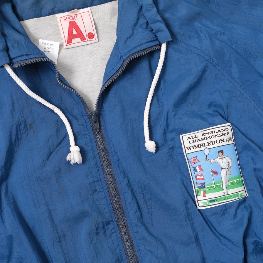 Vintage Wimbledon Track Jacket Large 