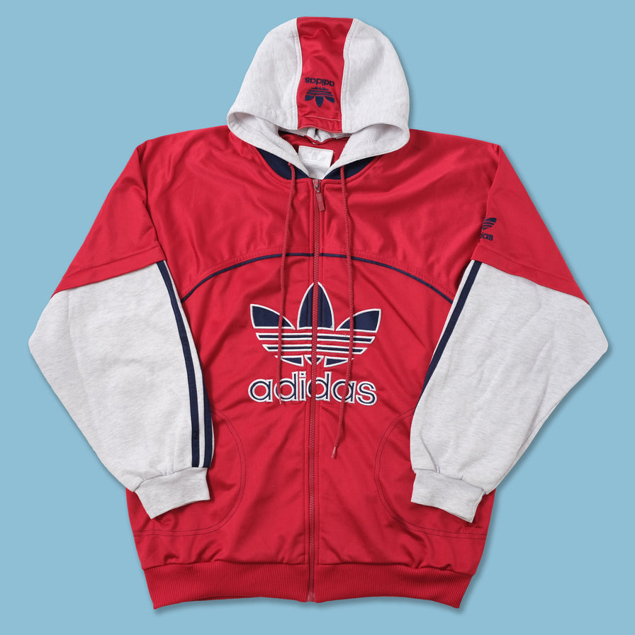 Vintage adidas Hooded Track Jacket Small / Medium 
