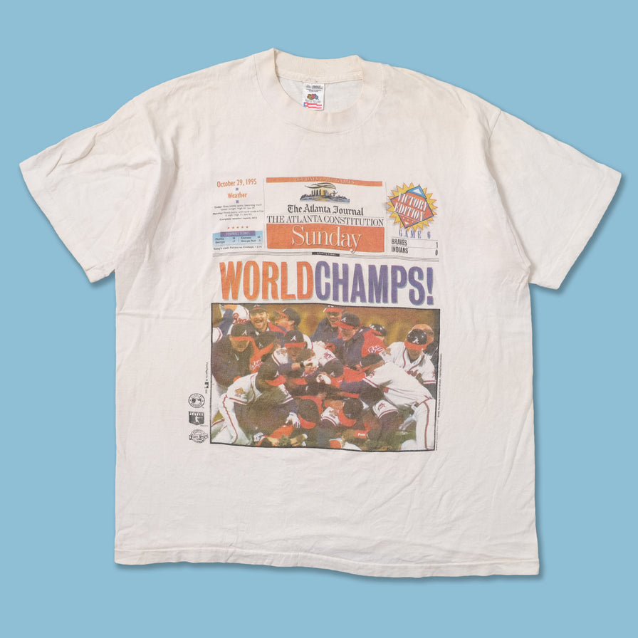 Vintage 1995 Atlanta Braves T-Shirt XLarge 