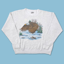 Vintage Bald Eagle Sweater XLarge 