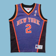 Vintage Champion Knicks Larry Johnson Jersey Small 