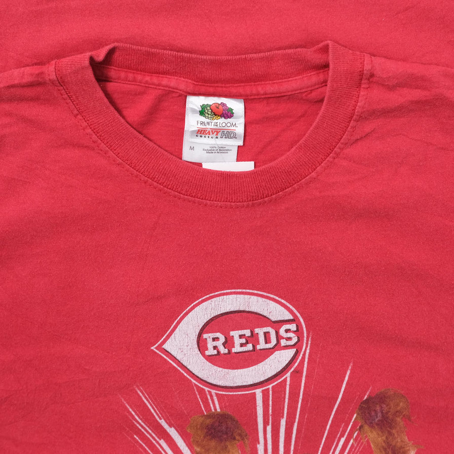 Vintage Cincinnati Reds Star Wars T-Shirt Medium 