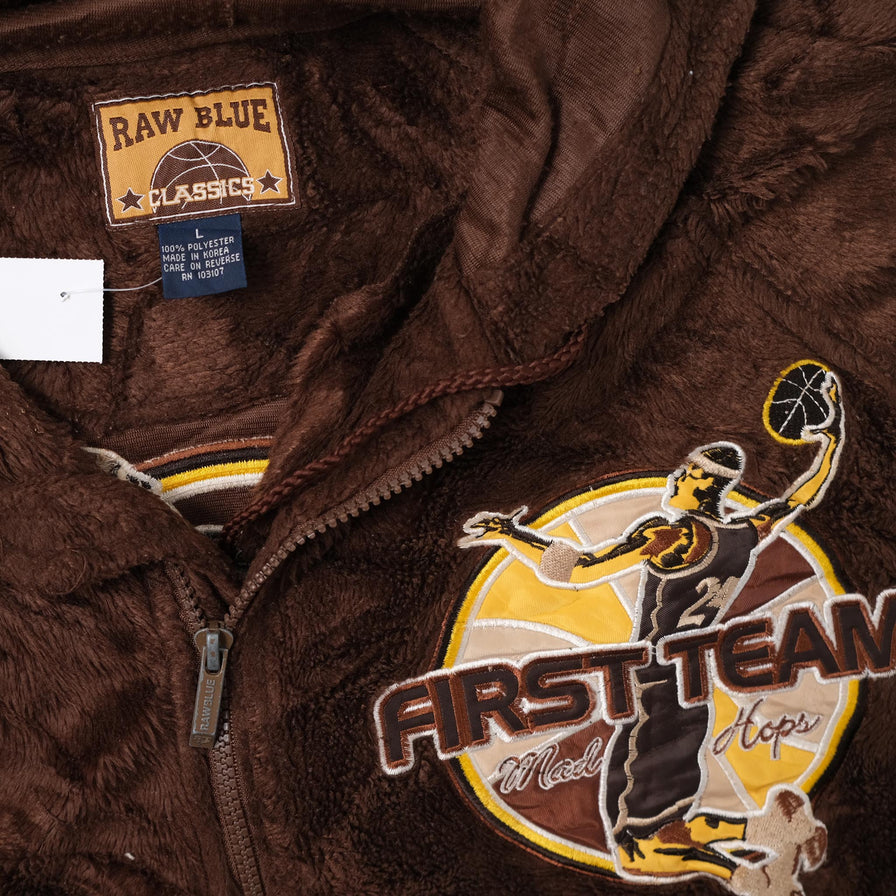 Vintage First Team Mad Hops Zip Hoody Large 