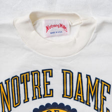 Vintage Notre Dame Sweater Small 