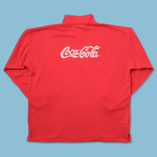 Vintage Coca Cola Q-Zip Sweater XLarge 