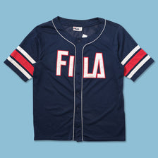 Vintage Fila Baseball Jersey XLarge 