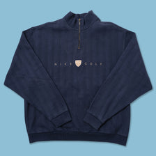 Vintage Nike Golf Q-Zip Sweater Large 