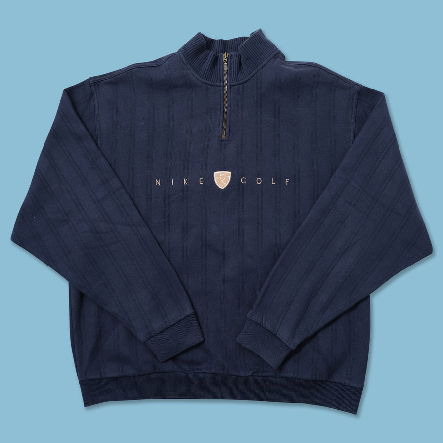 Vintage Nike Golf Q-Zip Sweater Large 