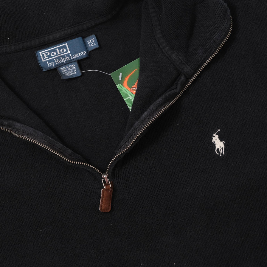 Vintage Polo Ralph Lauren Q-Zip Sweater XLarge 