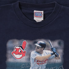 1998 Women's Cleveland Indians T-Shirt Medium 