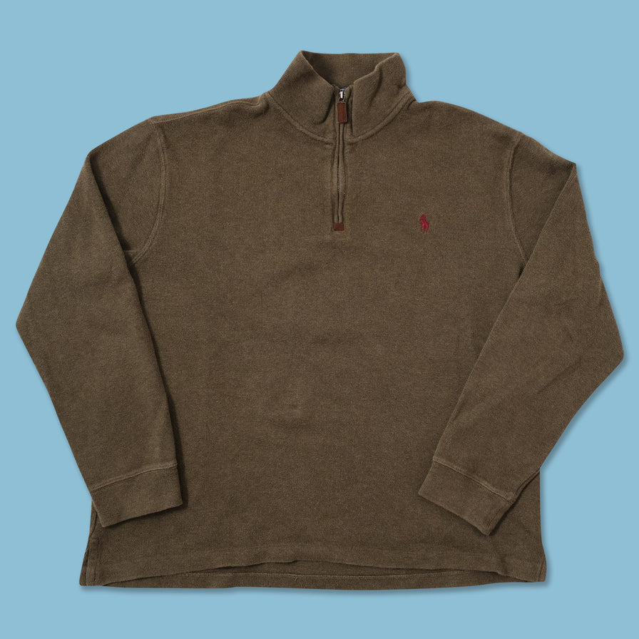 Vintage Polo Ralph Lauren Q-Zip Sweater Medium 