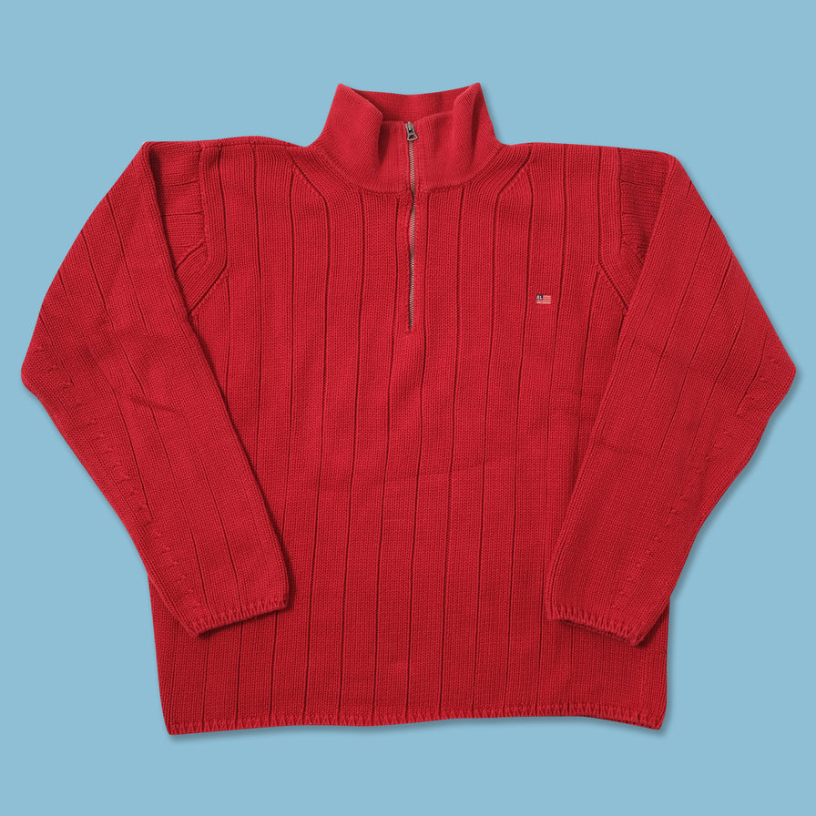 Polo Jeans Q-Zip Knit Sweater XLarge 