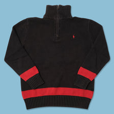 Vintage Polo Ralph Lauren Q-Zip Knit Sweater XSmall 