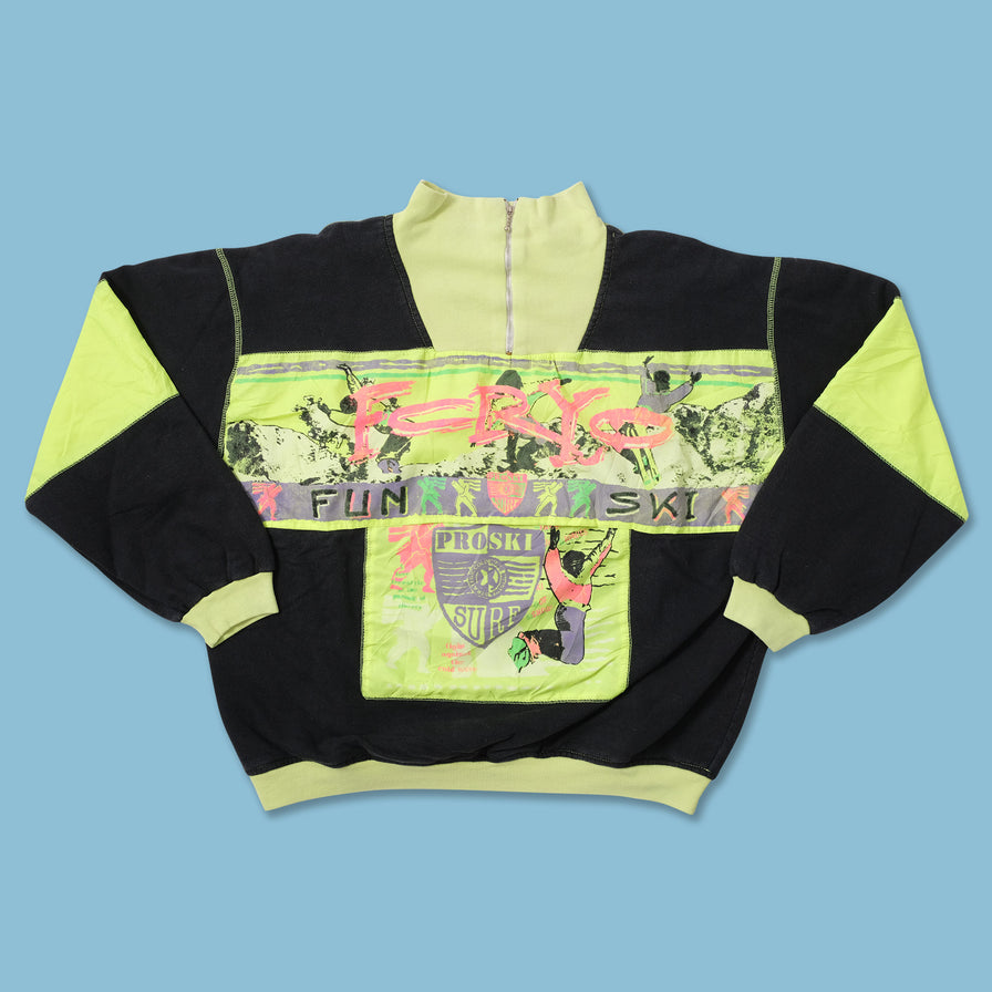 Vintage Proski Surf Q-Zip Sweater Small 