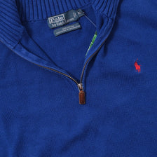 Vintage Polo Ralph Lauren Q-Zip Knit Sweater XLarge