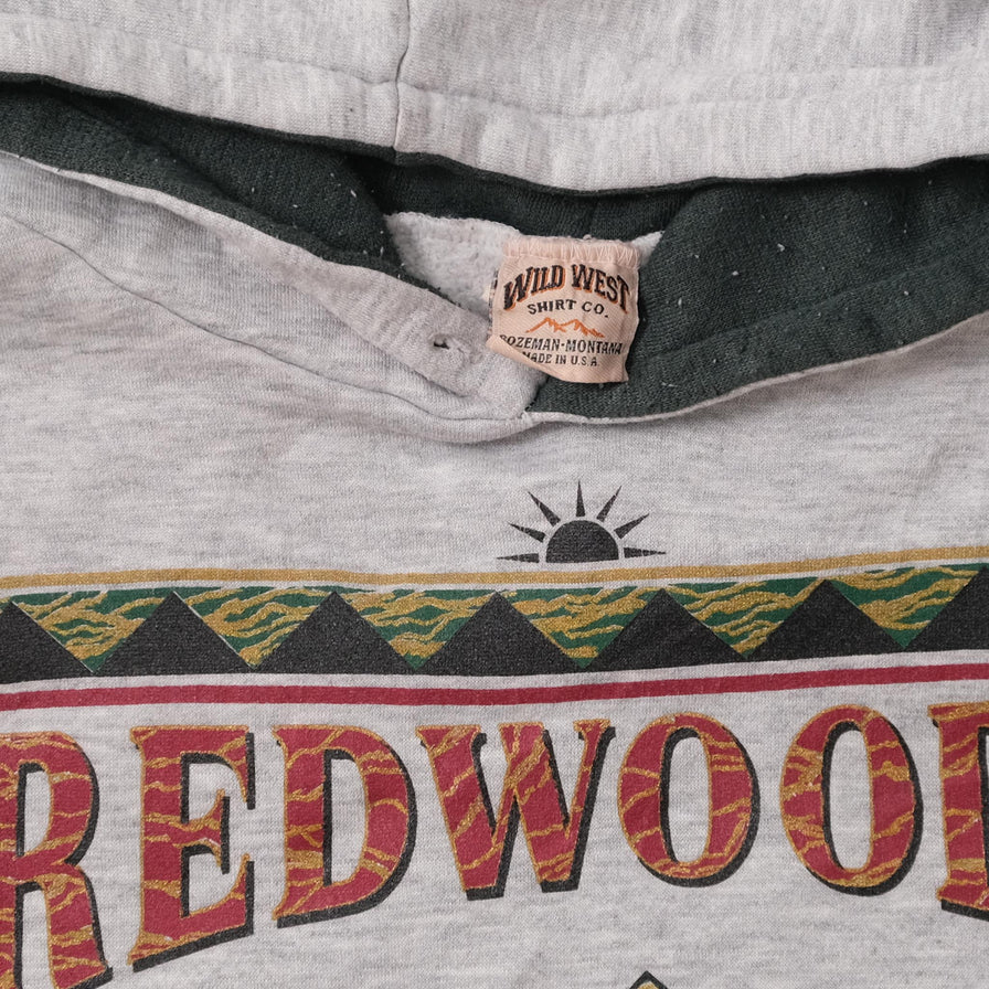 Vintage Redwoods Tree Park Hoody Large 